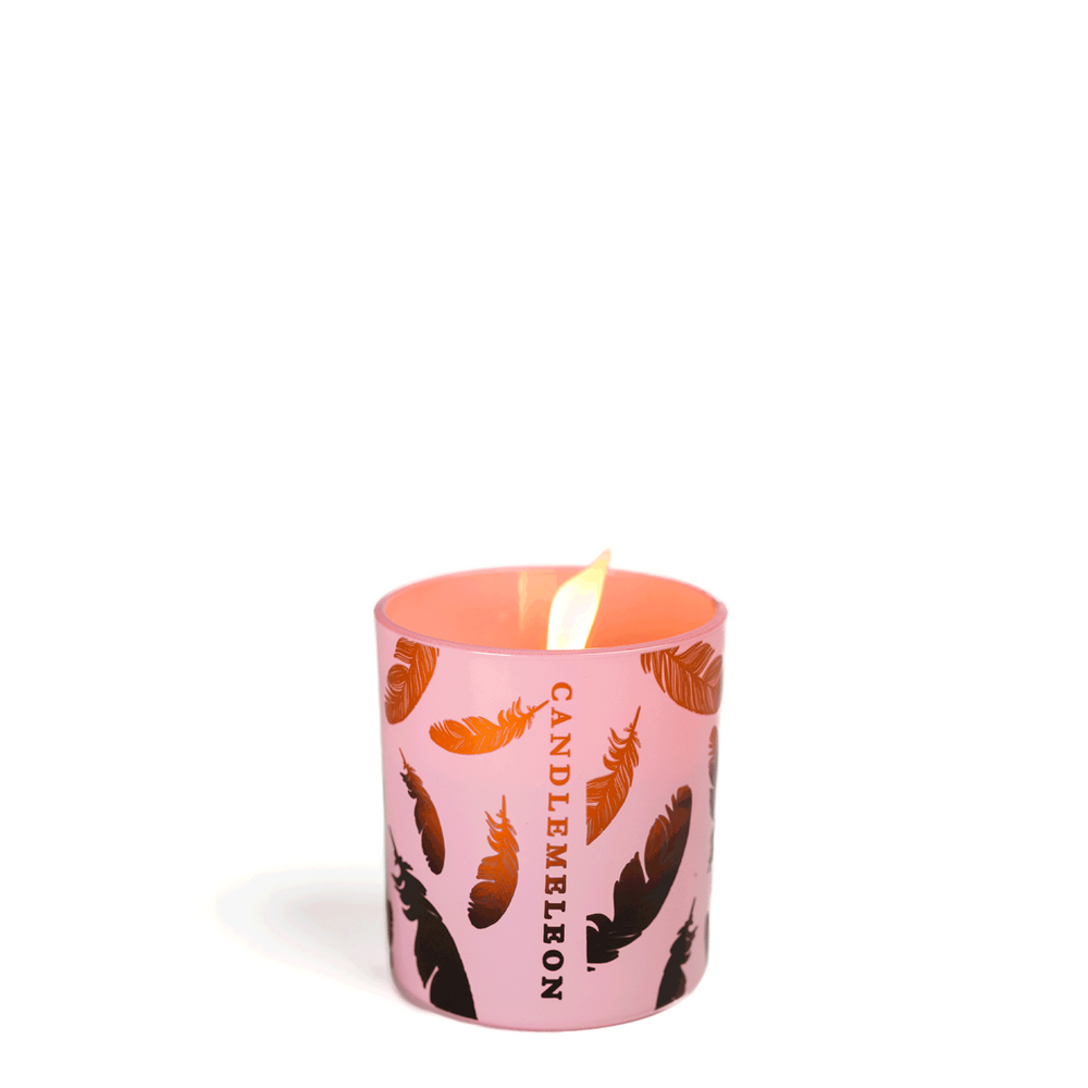 Candlemeleon Copper Feather Candle 200g